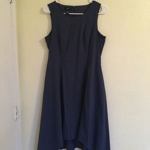 Navy Blue asymmetrical dress